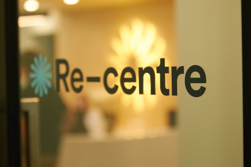Re-centre